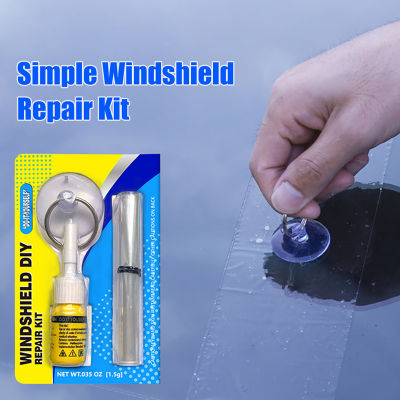 Universal ท่อไอเสียประเภทกระจกรถยนต์กระจก Scratch Crack Restore Kit อุปกรณ์เสริมรถยนต์ Professional Glass Repair Fluid