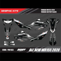 สติ๊กเกอร์วิบาก YAMAHA WR155R 2020 ทั้งคัน Graphic kit สติ๊กเกอร์เคลือบเงา สุดคุ้ม