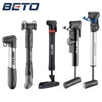 BETO Bicycle Pump Mini Hand Pump AV/FV Valve Bike Tire Cycling Riding Inflator Portable MTB Road Bike Air Pump Schrader &amp; Presta