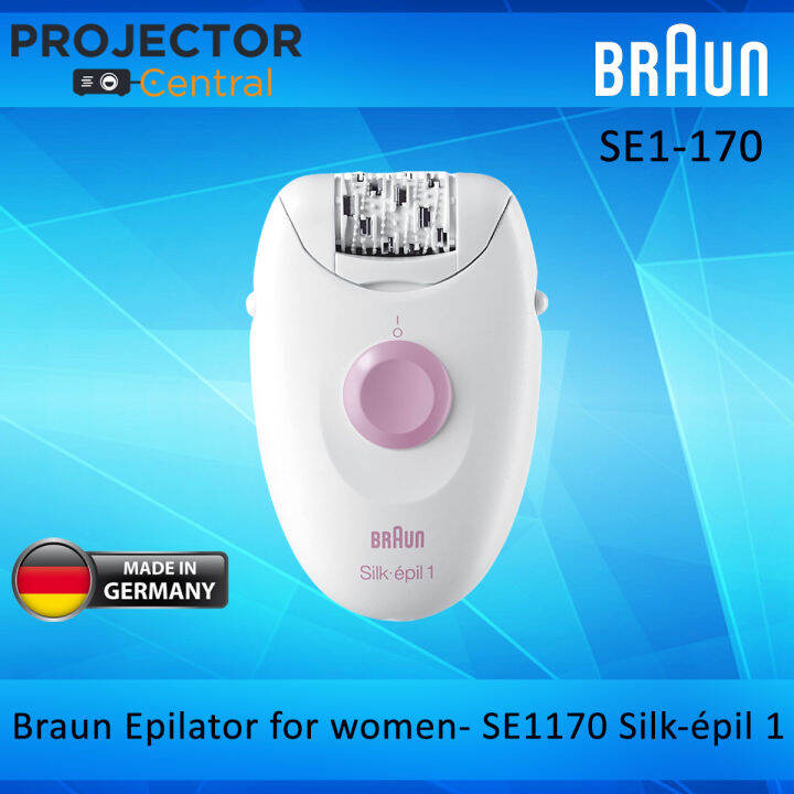 Braun Epilator Silk epil 1 SE1170 Hair Removal for Women Lazada.co.th