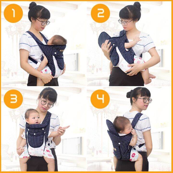 Đai địu vải cho em bé sơ sinh trẻ em 36 tháng tuổi Địu 4 Tư thế có đỡ cổ An toàn ngồi xe máy - MYSUN | Lazada.vn Đai Địu Vải Cho Em Bé Sơ Sinh Trẻ Em 36 Tháng Tuổi Địu 4 Tư Thế Có Đỡ Cổ An Toàn Ngồi Xe Máy - Mysun | Lazada.Vn