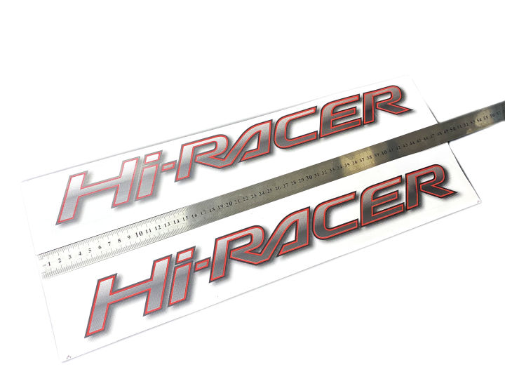 sticker-hi-racer-สติ๊กเกอร์-hi-racer-1-ชุด-2-ชิ้น-ติด-mazda-bt-50-pro-มีบริการเก็บเงินปลายทาง