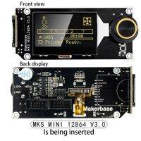 เครื่องพิมพ์3d อัจฉริยะจอแสดงผล Lcd ด้านหน้า/ด้านข้างหน้าจอ Lcd Sd St7567 Rgb ปรับได้ Backlight สำหรับ Makerbase Mks Mini12864 V3