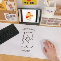 ❃▫❀ Mouse Cushion Smooth Wear-resistant Faux Leather Cute Anti-skid Cartoon Mouse Pad for Optical Mouse