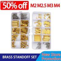 M2 M2.5 M3 M4 Brass Standoff Set Thread Pillar Mount Male Female Spacer Bolt Assortment Kit PCB Motherboard Spacer Screw Nut