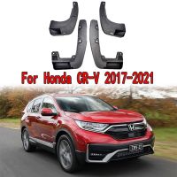 แผ่นบังโคลนรถยนต์1ชุดสำหรับ Honda CRV CR-V 2017 2018 2019 2020 2021บังโคลนแผ่นกันกระเซ็นอุปกรณ์เสริมด้านหน้า