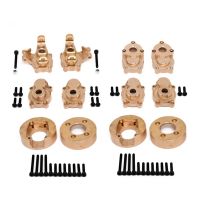 12Pcs Brass Front &amp; Rear Portal Drive Housing Cover Counterweight for YK4102 YK4103 YK4082 YiKong RC Crawler Car Parts