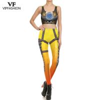 【VV】 FASHION Hot Sale Pants Ladies Printed Game Pattern Design Leggings