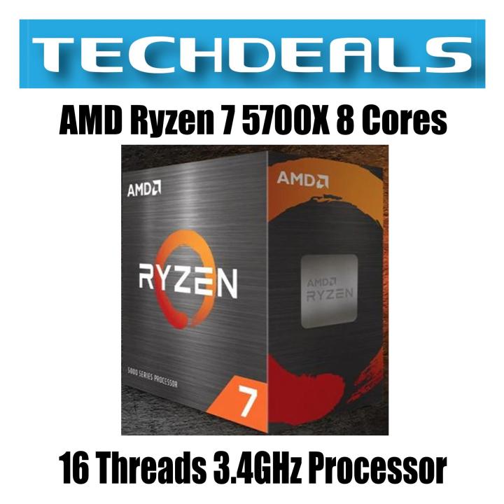 AMD Ryzen 7 5700X 8 Cores 16 Threads 3.4GHz Processor | Lazada