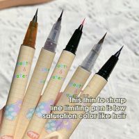 XIXI Color Eyeliner Long lasting Non smudge Waterproof Ultra fine Silkworm Dual purpose Liquid Eyeliner Pen Eye Makeup Cosmetic