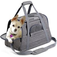 Dog Carrier Bag Portable Dog Backpack With Mesh Window Airline Approved Small Transport Bag Carrier For Dogs