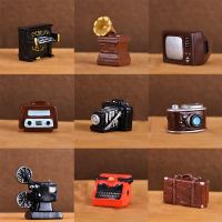 Mini Retro Nostalgic Figurine Dollhouse Camera Ornaments Model Landscaping Decorations Crafts Miniature Photo Props Accessories