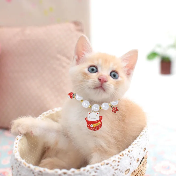 Update 76+ cat pearl necklace best - POPPY