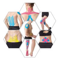 +‘； Kinesiology Tape Colorful  Elastoplast Sport Protector Recovery Strapping Gym Waterproof Muscle Pain Relief Bandage