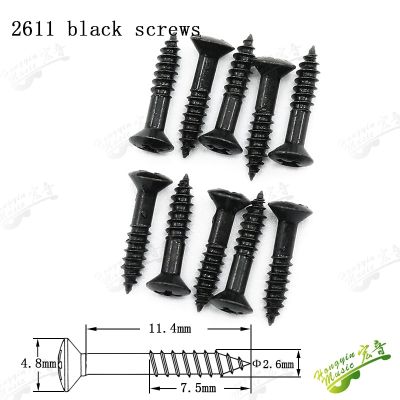 ；‘【； 10 Pcs High Quality Pickguard Screws For Almost Guitar Bass MADE IN KOREA