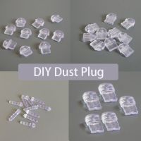 10PCS DIY Anti Dust Plug Transparent Charging Port Dust Plug for iPhone Android Type C Plug Stopper Protection Cap Phone Pendant Electrical Connectors