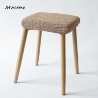 [DAZ Department Store] JHWarmo ผ้าคลุมเก้าอี้สตูลทรงสี่เหลี่ยมผ้าฝ้ายยืดหยุ่นห้องนั่งเล่นผ้าคลุมเก้าอี้ป้องกันเก้าอี้ไม้ผ้าคลุมป้องกันฝุ่น