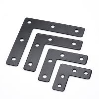 ஐ 10PCS Stainless Steel Angle Plate Corner Brace Flat Repair Bracket Brace Brackets Connector Furniture Fixing-Corner