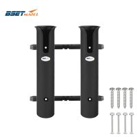 [COD] AliExpress spot black two-hole detachable rod barrel plastic marine seat yacht box bracket