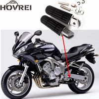 1pair Motorcycle front Foot Pegs Foot Rest For Yamaha XJR400 XJR1200 XJR1300 FJR1300 FZ1 FZ6 FZ6R FZ400 pedal footrest