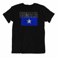 New tops100% Cotton summer Flag T Shirt Somalia Fashion Country Souvenir Gift Tee Pride  QYE9