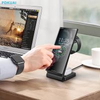 ZZOOI 3 in 1 25W Wireless Charger Dock Station for Samsung Galaxy Z Fold 4/Flip 4 S22 S21 S20 S10 iPhone 14 13 12 11 Pro Max XS XR X 8