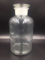 ขวดเก็บสารเคมี Reagent Bottle Wide Mouth Clear 2000 ml. Qualicolor Czech