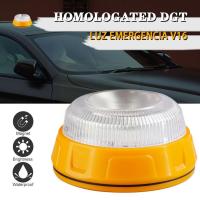 Car DGT Emergency Light V16 Approved Help Flash Road Flares Headlights Safety Warning Traffic Accessorie Flashing Lights