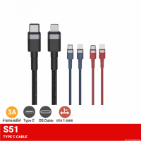 สายชาร์จเร็ว USB Type C 3A 20W รองรับ 12 ถ่ายโอนข้อมูล Type C to L Cable Max 27W | ของแท้100% USB Data Cable