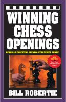 หนังสืออังกฤษใหม่ Winning Chess Openings (Revised) [Paperback]