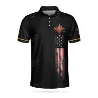 2023 NEW Style Jesus Saved My Life Short Sleeve Polo Shirtsize：XS-6XLNew product，Can be customization
