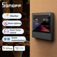 SONOFF Nเลื่อน WiFi สมาร์ทฉากสวิตช์,จอเทอร์โมสตัทอัจฉริยะควบคุมสวิตช์ติดผนังทั้งใน1ผ่าน EWelink สำหรับ Alexa Google Home