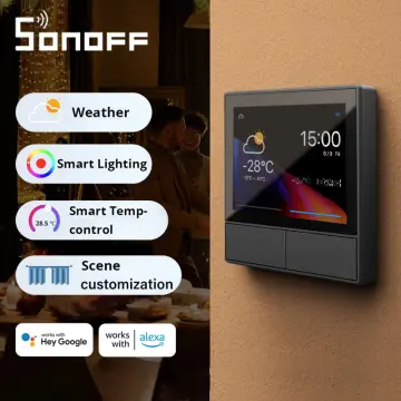 SONOFF Smart Scene Thermostat Temperature Control Wall Switch for Alexa  Google