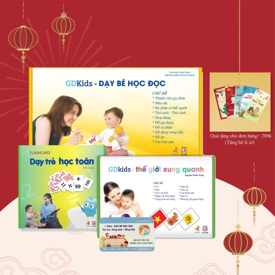 Combo bộ thẻ flashcard cho bé cơ bản dạy trẻ theo phương pháp glenn doman - ảnh sản phẩm 1