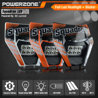 PowerZone รถจักรยานยนต์ LED ไฟหน้าไฟหน้า Supermoto Fairing สำหรับ KTM EXC SXF MX Dirt Bike Enduro LED ไฟหน้า