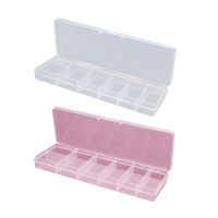 Organizer Storage Box with 1 Grids  ContainerNail Art Tools for Glitters Art Crafts Rhinestone Fingernail