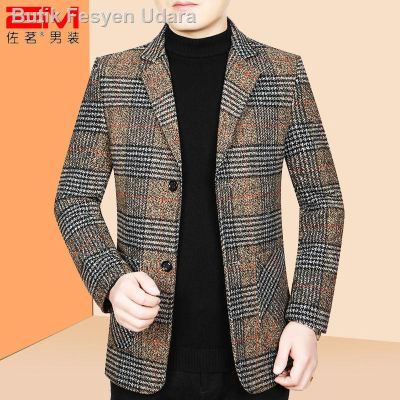 Sut Casual Male 2021 Seasons And Full Seasons kot Sharu Smallut Jacket Middle-Aged Middle-Aged