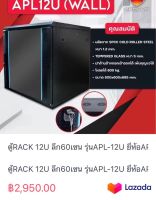 ตู้RACK 12U ลึก60เซน รุ่นAPL-12U ยี่ห้อAPOLLO