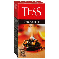 TESS ORANGE 25пак.Черный чай с цедрой апельсина