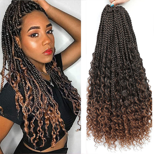 SOKU Synthetic Hair Extensions Jumbo Braids 24inch Long Locks Braiding  Black Hair Crochet Boxed Braid For