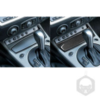 For BMW Z4 E85 2003 2004 2005 2006 2007 2008 Carbon Fiber Stickers Black Color Central Control Interiors Ashtray Trims Cover