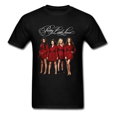 The Pretty Little Liars Tshirt Sexy Clothing Men Black T Shirt Characters Tv Tee Christmas Gift Tshirt 100% Cotton