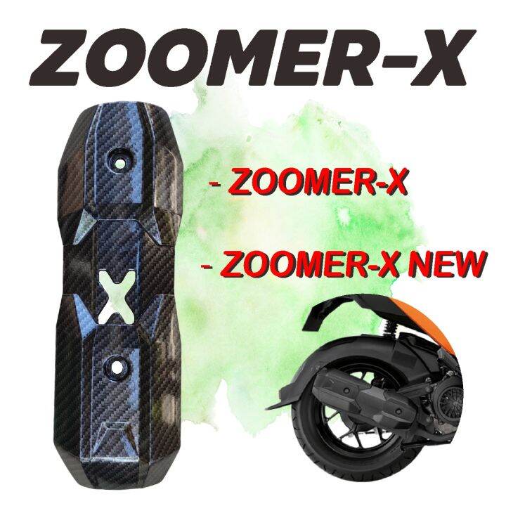 ครอบท่อไอเสีย-zoomer-x-zoomer-x-new-ลายเคฟล่าดำ