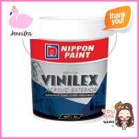 สีน้ำทาภายนอก NIPPON PAINT VINILEX ACRYLIC BASE A สีขาว ด้าน 2.5 แกลลอนWATER-BASED EXTERIOR PAINT NIPPON PAINT VINILEX ACRYLIC BASE A WHITE MATT 2.5GL **สามารถออกใบกำกับภาษีได้ค่ะ**