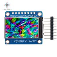 Diymore 1.14อินเตอร์เฟสการ์ด SD 240X135 Rgb Lcd Tft โมดูลแสดงผล St7789จอแสดงผล Hd Ips สำหรับ Arduino C51 Stm32 3.3V พร้อมขา