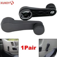 ❄ 2pcs Car Window Winder Handle For VW Golf MK3 MK4 Vento Bora Polo 6N1 Beetle Caddy Skoda Octavia Fabia 1H0837581D Black ABS