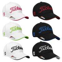 หมวกกอล์ฟ Titleist สำหรับผู้ชายและผู้หญิงพร้อมหมวกด้านบนกีฬาสันทนาการกลางแจ้งกอล์ฟกระบังแสงระบายอากาศได้ดีเข้ากับทุกชุด Azureway J.lindeberg DESCENTE