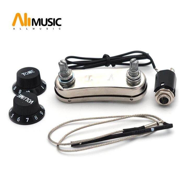 PS700 Acoustic Gui Passive EQ Preamp Piezo Pickup With 500K 1 Volume 1