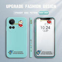 Case4you สำหรับ OPPO Reno10 Pro 5G เคสการ์ตูนอนิเมะอุลตร้าแมนฮีโร่เคสโทรศัพท์ดีไซน์ด้านข้างลายขอบสี่เหลี่ยมของเหลวปลอกซิลิโคนคลุมทั้งหมดเคสกล้อง