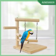 Aimishion Parrot Playground Bird Gym Bird Perches Standing Sticks for